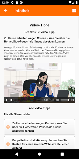 SWMP Steuerkanzlei-App Screen 3