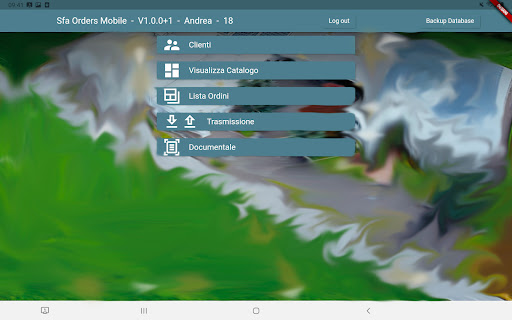 Android application PlanetSFA Mobile screenshort