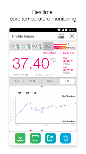 Android application ePerf Mobile screenshort
