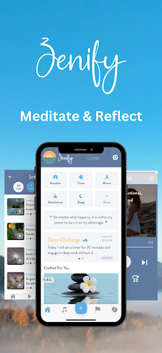 Android application Zenify: Meditate & Reflect screenshort