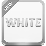 White Keyboard Theme icon
