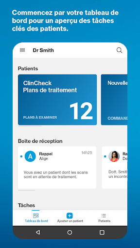 Aperçu de l'application