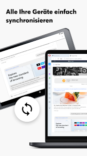 Opera-Browser mit VPN Screenshot