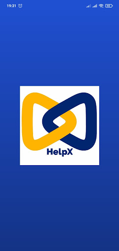 Android application HelpX: Clientes screenshort