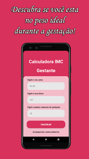 Calculadora IMC Gestante PRO