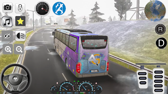 Euro Bus Game Driving 3D Sim