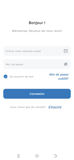 Android application Baara Fournisseur screenshort