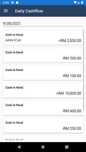 CashFlow App: Accounting & Tax Screen 3