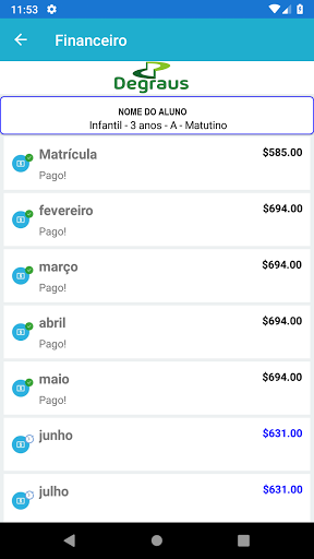 Colégio Degraus Screenshot