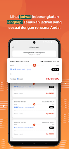Selamat Trans - Pesan Tiket Screen 3