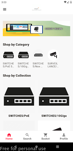 Android application Enpro screenshort