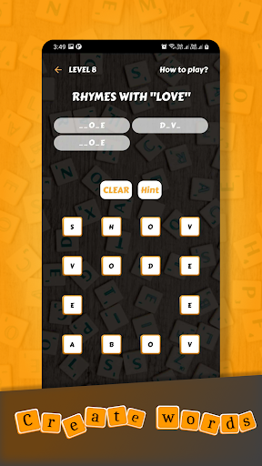 Android application Wordscapes Quest screenshort