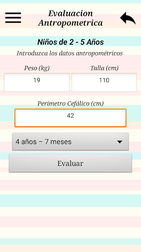 Nutri-Calculo Kids 2-5 Años Screen 3