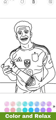 Soccer Coloring Book Glitter