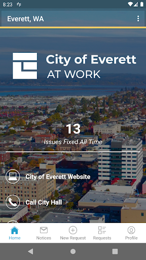 Android application Everett at Work screenshort