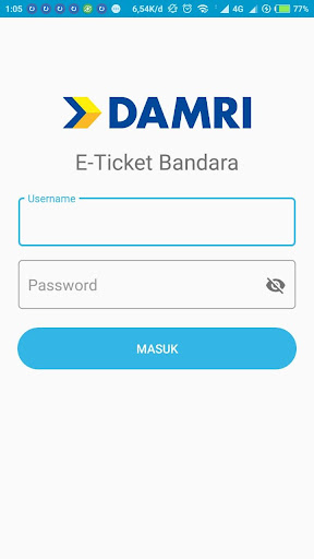Android application E-Tiket DAMRI (Petugas) screenshort
