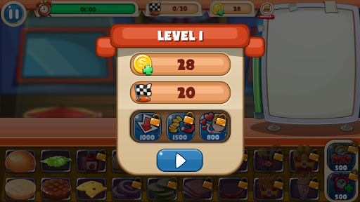Funny Burger Shop Screen 2