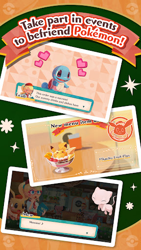 Screenshot of Pokémon Café ReMix