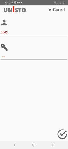 Android application Unisto Data Trans screenshort