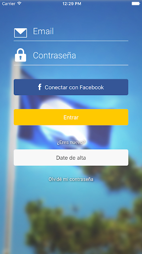 Android application Banderas Azules playas screenshort