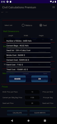 Civil Calculations Premium