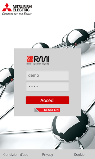Android application Mitsubishi Electric RMI screenshort