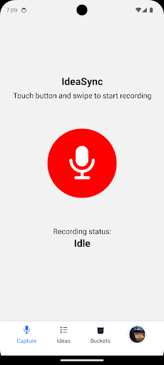 Android application IdeaSync screenshort