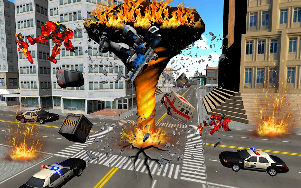 Captura 17 Tornado Robot Car Battle:Real Robot Car Simulator android