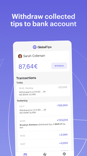 GlobalTips Staff Screen 3