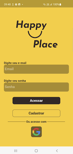 Android application HappyPlace screenshort