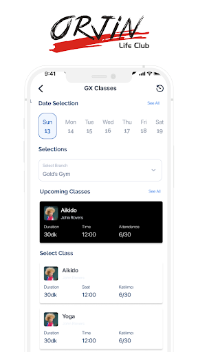 Orjin Fitness Screen 3