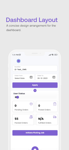 Warehouse App Screen 3