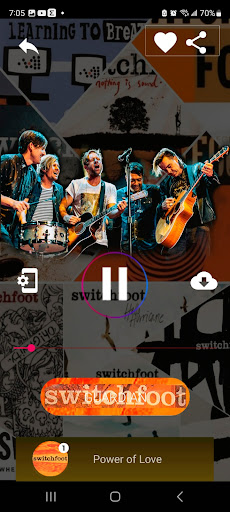 Android application Rock Switchfoot Ringtones screenshort