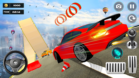 レーシングカーゲーム3D: インポッシブルスタントカーレース