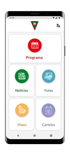 Android application Herriko TaldeApp screenshort