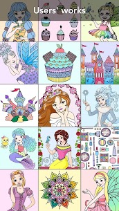 Princess coloring book FULL Mod Apk [Naka-unlock] 4