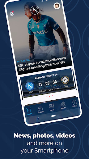 SSC Napoli - Official App Screen 2