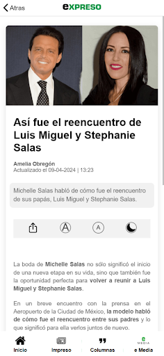 Expreso Screen 2