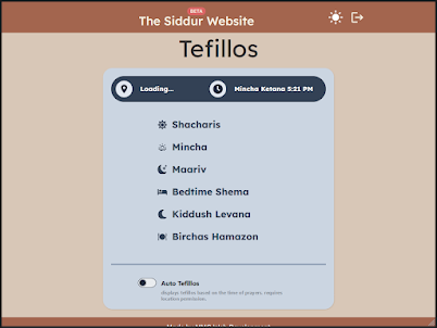 The siddur app