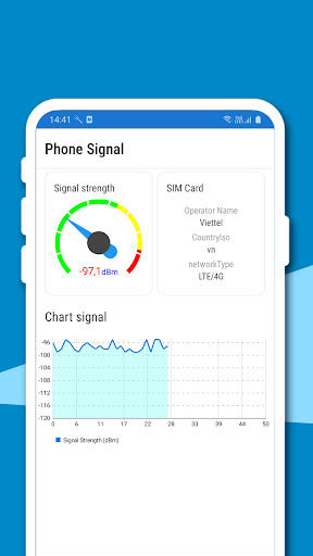 Android application Signal Detector screenshort