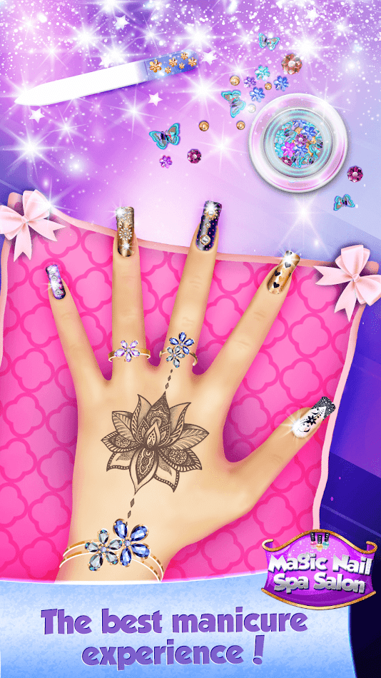 #2. Nail Salon Game (Android) 来自: What Me