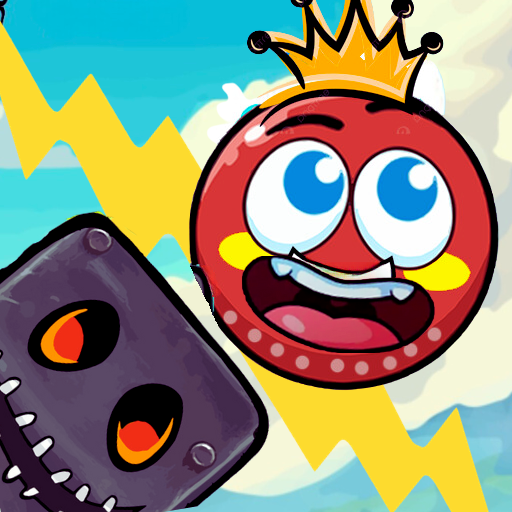 Ball 4 - Red Hero Bounce ball logo