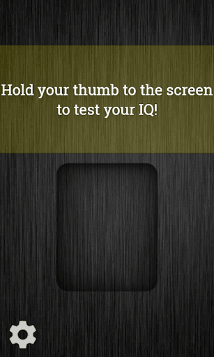 Android application IQ Scanner Simulator screenshort