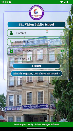 Android application Sky Vision Public School screenshort