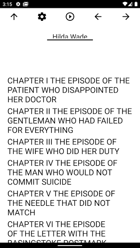 Android application Book, Hilda Wade screenshort