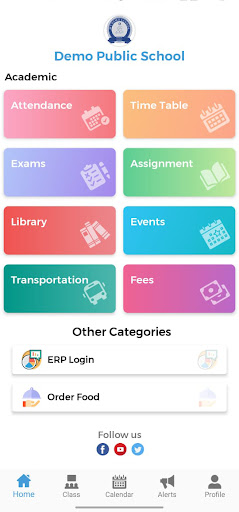 Skool ERP Screen 2
