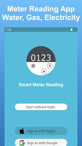 Android application Smart Meter Reader screenshort