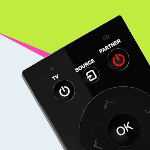 Remote control for PartnerTV logo