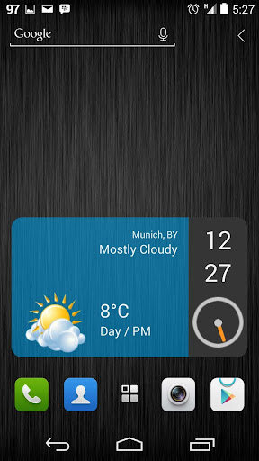 Radiant Clock & Weather Screen 3