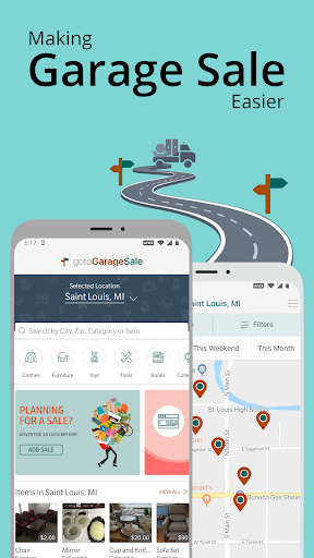Android application GotoGarageSale - Find Garage S screenshort